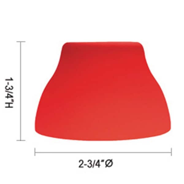 Jesco Lighting Step Cone & Metal Glass Shade For Fixtures QAS121 & QAS122, Amber JE308097 - main